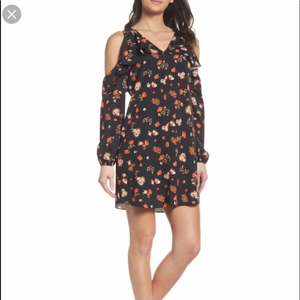 Kobi Halperin Tamar long cold-shoulder dress